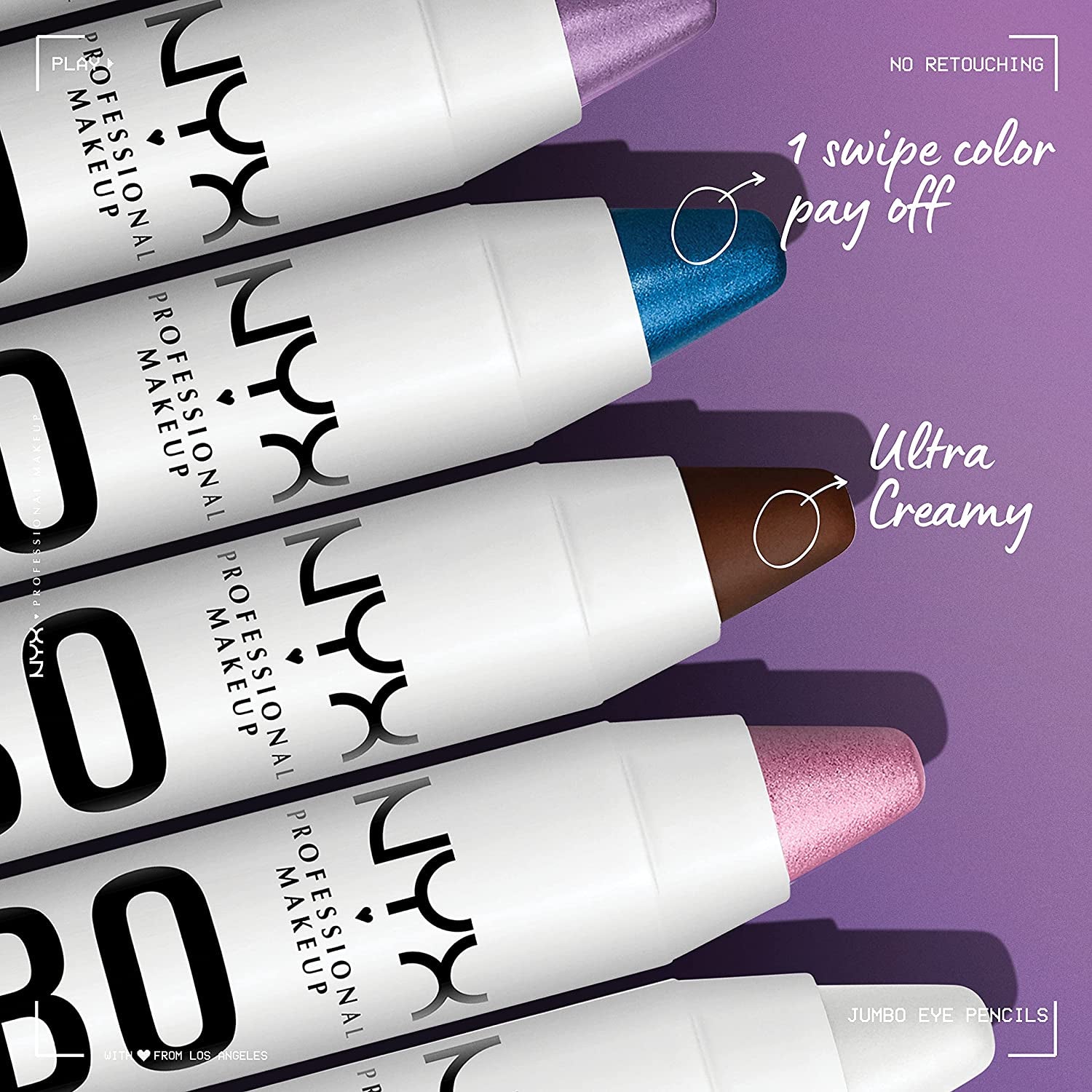 Jumbo Eye Pencil, Blendable Eyeshadow Stick & Eyeliner Pencil - Iced Latte (Mauve Brown)